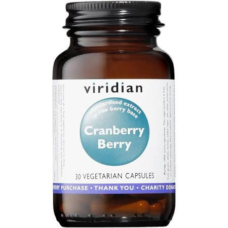 Viridian Cranberry Berry Extract 30 Vcaps