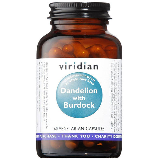 Viridian Dandelion with Burdock Extract 60 Vcaps