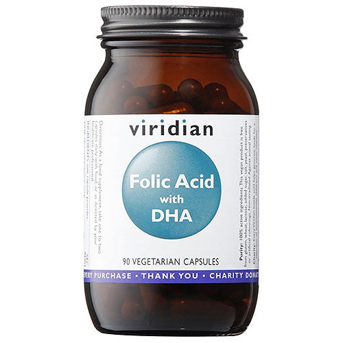 Viridian Folic Acid with DHA 90 caps