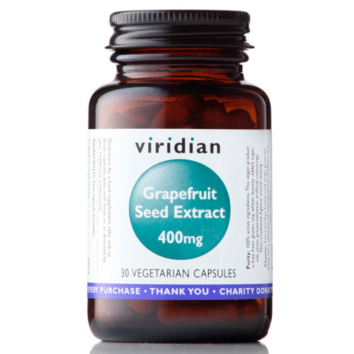 Viridian Grapefruit Seed Extract 400mg 30 Vcaps