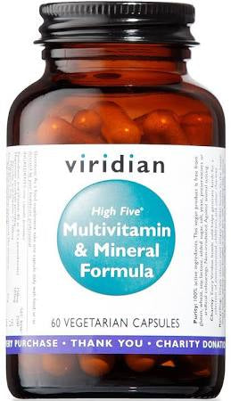 Viridian High Five Multivitamin & Mineral Formula 60 Vcaps