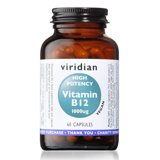 Viridian High Potency Vitamin B12 60 Veg Caps