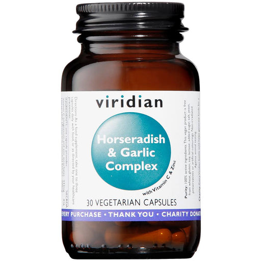 Viridian Horseradish & Garlic Complex 30 Veg Caps