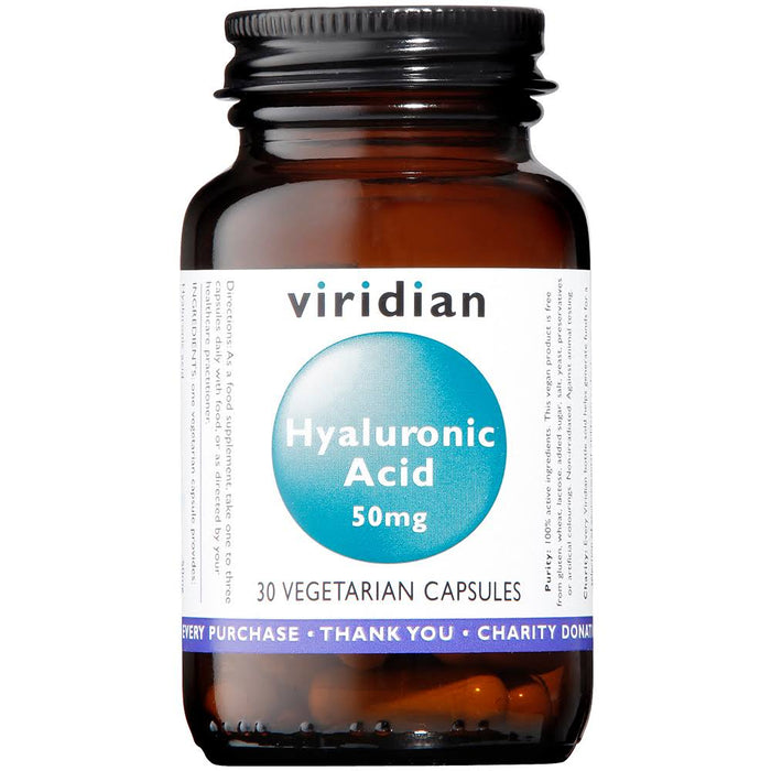 Viridian Hyaluronic Acid 50mg 30 Vcaps