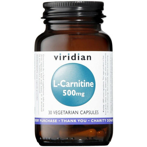 Viridian L-Carnitine 500mg 30 caps