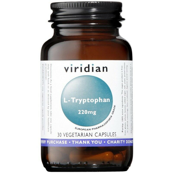 Viridian L-Tryptophan 30 caps