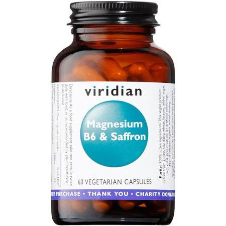 Viridian Magnesium B6 & Saffron 60 caps