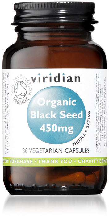 Viridian Organic Black Seed 30 vcaps