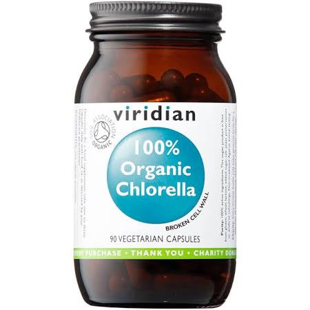 Viridian Organic Chlorella 400mg 90 Vcaps
