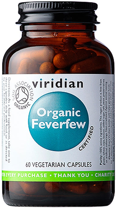 Viridian Organic Feverfew 60 caps