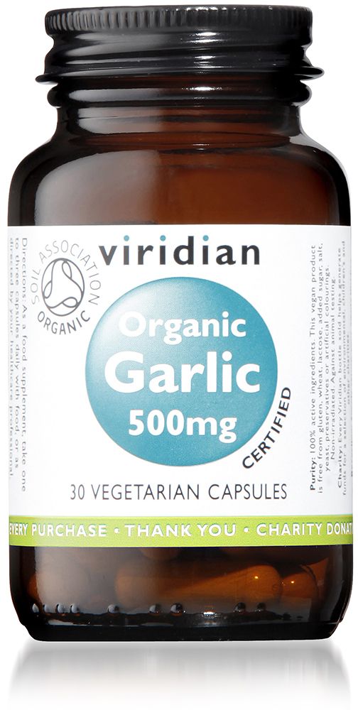 Viridian Organic Garlic 30 caps