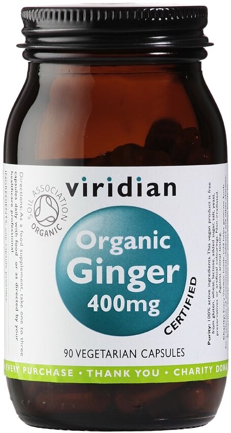 Viridian Organic Ginger Root 90 caps