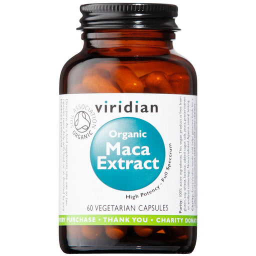 Viridian Organic Maca Extract 60 Vcaps
