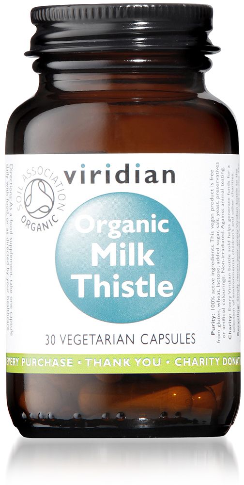 Viridian Organic Milk Thistle 400mg 30 caps