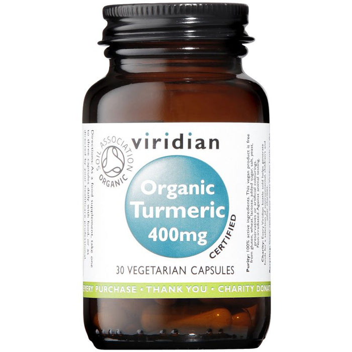 Viridian Organic Turmeric 30 caps