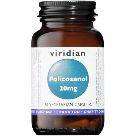 Viridian Policosanol 20mg 30 Vcaps