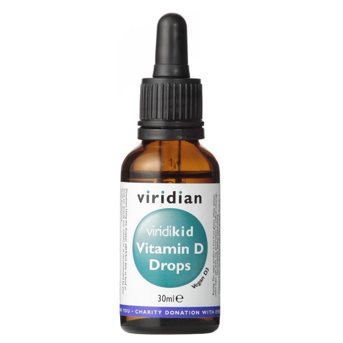 Viridian ViridiKid Liquid Vitamin D3 Drops 400iu