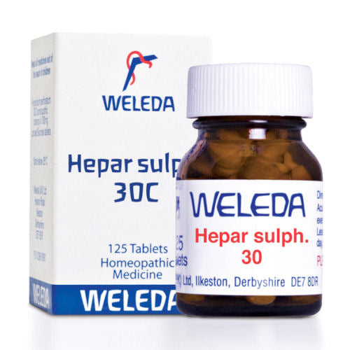 Weleda Hepar Sulph 30c 125 tabs